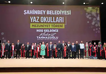 Şahinbey Belediyesi yaz okulu mezuniyet töreni düzenlendi