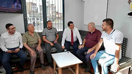 Başkan Yılmaz'dan taksici esnafına ziyaret