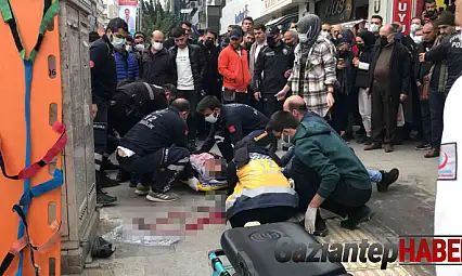 10'uncu kattan kendini boşluğa bıraktı, aşağıdaki vatandaşın üzerine düştü: 1 ölü, 1 yaralı