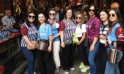 Galatarasay ve Trabzonspor taraftarları Gaziantep'e hayran kaldı
