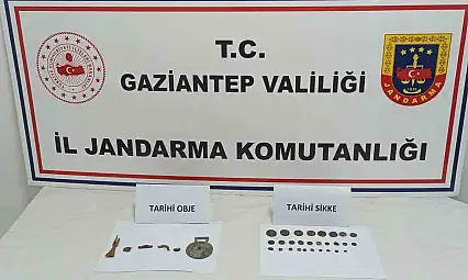 Gaziantep'te 28 adet sikke ele geçirildi: 3 gözaltı