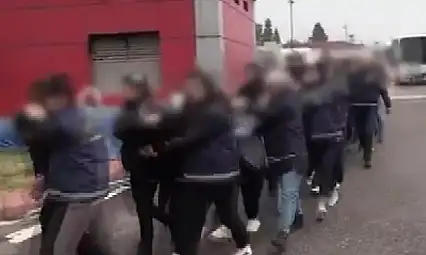 Gaziantep'te fuhuş operasyonunda 14 şahıs tutuklandı, duvardaki yazılar şoke etti