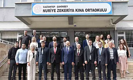 Nuriye Zekeriya Kına Ortaokulu'nda 'Gaziantep Sanayi Odası Kütüphanesi' açıldı