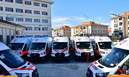 Sağlık Bakanlığı'ndan Gaziantep'e 16 yeni ambulans