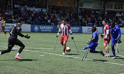 Şahinbey Ampute adım adım şampiyonluğa koşuyor: 2-1