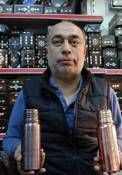 Yeni model bakır su mataraları büyük rağbet görüyor