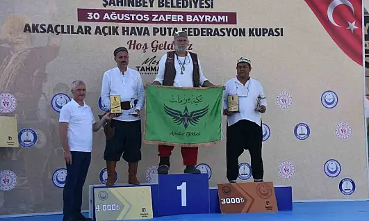 Aksaçlılar Açık Hava Puta Federasyon Kupası'nda şampiyonlar belli oldu