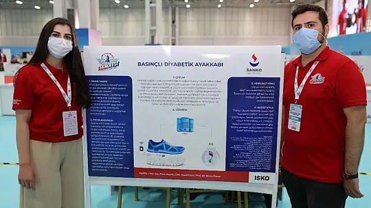 'Giyilebilir EKG tişörtü 've 'Basınçlı Diyabetik Ayakkab' projeleri finalde