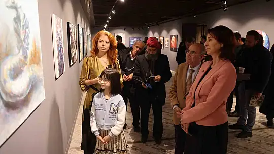 'Yol' Resim Sergisi sanatserverle ile buluştu