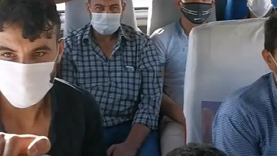 14 kişilik koltuğun bulunduğu minibüsten 22 kişi çıktı