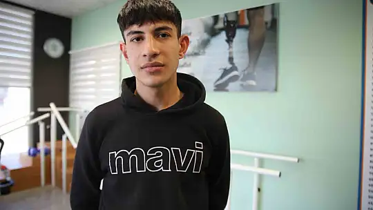 16 yaşındaki İsmet'e Ortez-Protez Yapım ve Uygulama Merkezi umut oldu