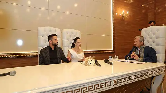 2022 yılının nikah rekoru Şahinbey'de