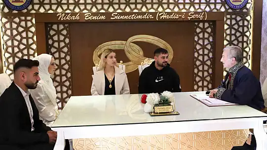 2023 yılının nikah rekoru Şahinbey'de