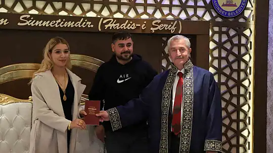 2023 yılının nikah rekoru Şahinbey'de