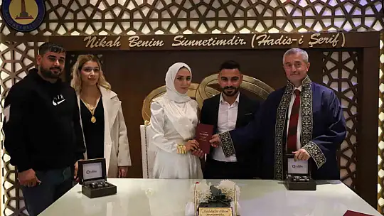 2023 yılının nikah rekoru Şahinbey'de