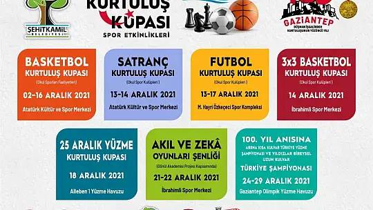 25 Aralık, Gaziantep'te dolu dolu yaşanacak