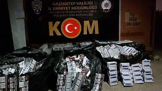 3 bin 440 paket kaçak sigara ele geçirildi