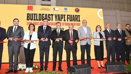 3. BUILDEAST Fuarı törenle açıldı