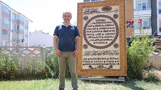 300 bin lira değer biçilen Hilye-i Şerif tablosunu Ayasofya için satmadı