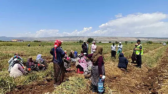 357 mevsimlik tarım işçisine jandarmadan eğitim