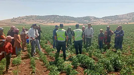 357 mevsimlik tarım işçisine jandarmadan eğitim