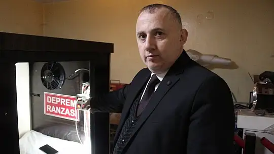 600 ton yük taşıyabilen deprem ranzası üretti