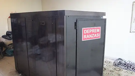 600 ton yük taşıyabilen deprem ranzası üretti