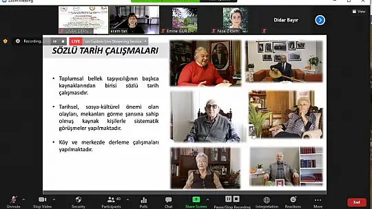 80 Öğrenci kent arşivende çevrimiçi staj yapma fırsatı yakaladı
