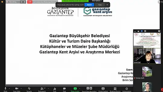 80 Öğrenci kent arşivende çevrimiçi staj yapma fırsatı yakaladı