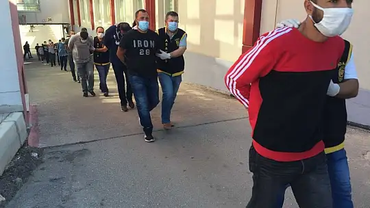 600 bin liralık hırsızlık yapan çeteye şafak operasyonu
