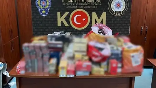 Adana'da kaçakçılık operasyonu