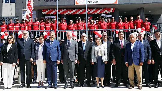 Adil Sani Konukoğlu Spor Lisesi açıldı