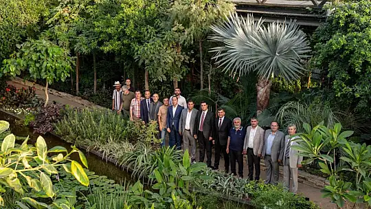 Agro park'ın açılışını Başkan Yılmaz ile Fadıloğlu birlikte yaptı