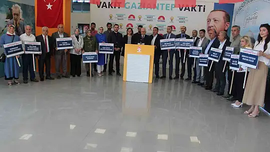 AK Parti Gaziantep'ten '27 Mayıs' açıklaması