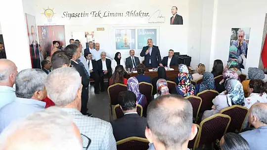 AK Parti Gaziantep'ten Yavuzeli ve Araban'da miting havasında toplantı