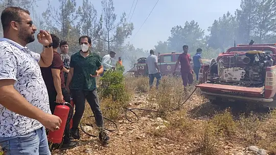 Alanya'daki orman yangını hızlı müdahale ile söndürüldü