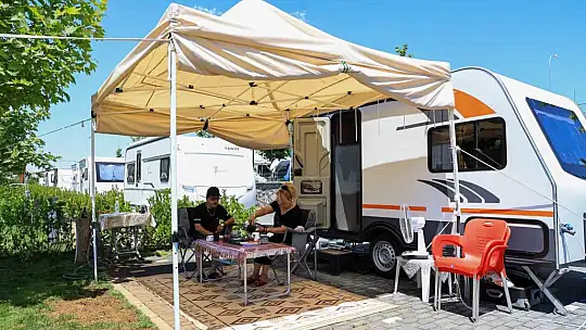 Alleben Karavan Park, bin 550 yerli ve yabancı turisti misafir etti