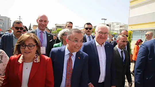 Almanya Cumhurbaşkanı Frank-Walter Steinmeier Gaziantep'te