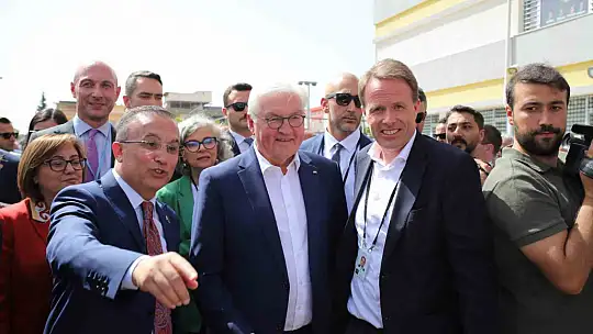 Almanya Cumhurbaşkanı Frank-Walter Steinmeier Gaziantep'te