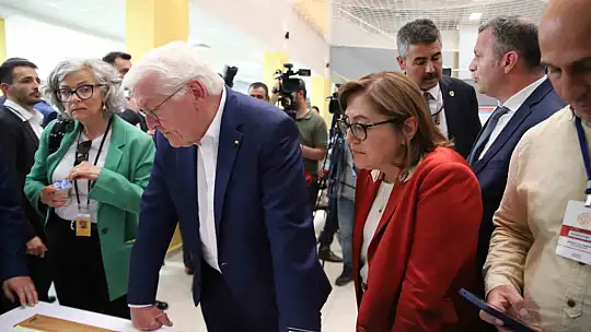 Almanya Cumhurbaşkanı Frank-Walter Steinmeier Gaziantep'te