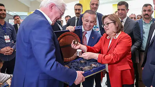 Almanya Cumhurbaşkanı Frank-Walter Steinmeier Gaziantep'te