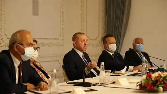 Altunkaya ve Kaplan Cumhurbaşkanı Erdoğan'a sorunları anlattı
