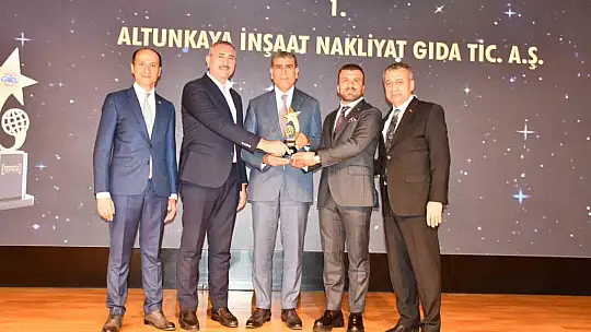 Altunkaya'ya ihracatın şampiyonluk ödülü