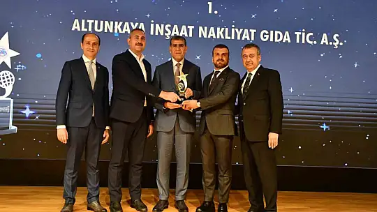 Altunkaya'ya ihracatın şampiyonluk ödülü