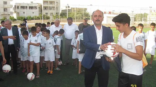 Araban Belediyesi futbol okulu açtı