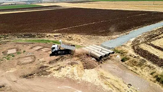 Arazi yolarındaki çalışmalar için Özdemir'e teşekkür