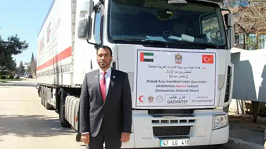 BAE'nden deprem bölgesine 200 ton hurma