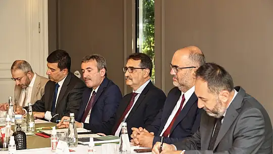 Bakan Dönmez, Meksikalı mevkidaşı Garcia ve heyetiyle bir araya geldi