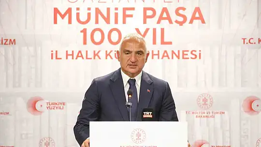 Bakan Ersoy, Münif Paşa 100. Yıl İl Halk Kütüphanesi'nin açılışını yaptı