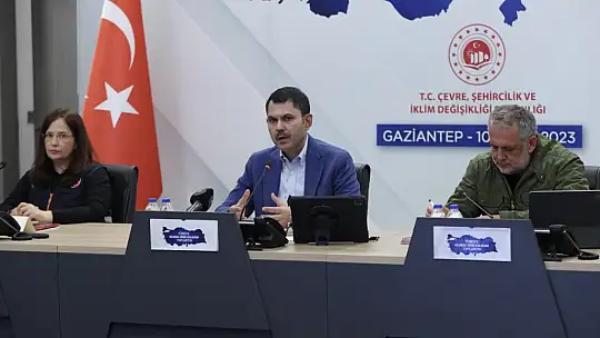 Bakan Kurum, II. Türkiye Ulusal Risk Kalkanı Modeli toplantısında alınan kararları açıkladı
